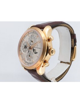 Carl F. Bucherer Manero Chronograph Perpetual Calendar 00.10906.03.13.01 18k Rose Gold LTD100p Retail $52,600