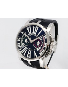 Roger Dubuis Excalibur Triple Time Zone EX45 1448 9 Stainless Steel 45mm $45,000 