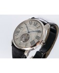 Cartier Rotonde de Cartier Flying Tourbillon W1556216 18k White Gold Retail $99,500 "Balance of Manufacturer Warranty" 