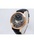 Breguet La Tradition Power Reserve 7057BR/G9/9W6 18k Rose Gold Skeleton/Open worked Retail $32,400
