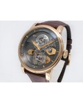 Arnold & Son Royal Collection TES Tourbillon 1SJAR.V01A.C112A 18k Rose Gold LTD28pc Retail $162,200 NEW Lighter Brown + 2 Rubber straps