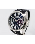 Roger Dubuis Excalibur Triple Time Zone EX45 1448 9 Stainless Steel 45mm $45,000 